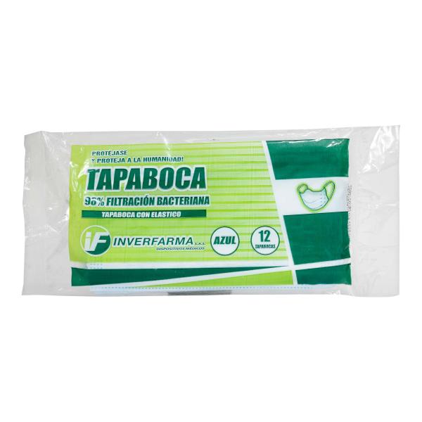 TAPABOCA AZUL 12 UND INVERFARMA