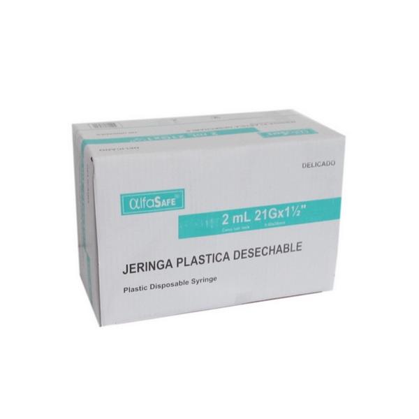 JERINGA ALFA 3P 2 ML 21 X 1 1/2 100 UND