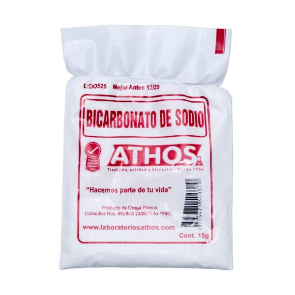 BICARBONATO DE SODA 15 GR 30 SBS ATHOS