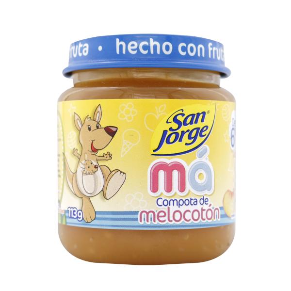 COMPOTAS SAN JORGE MELOCOTON 113 GR