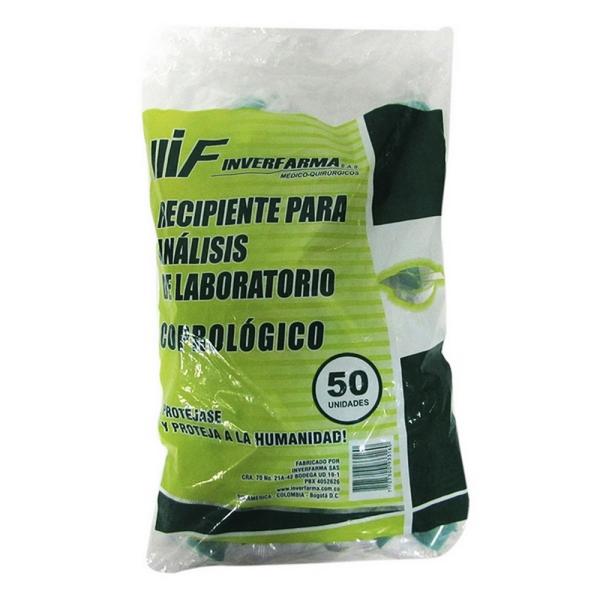 CAJA COPROLOGICA 50 UND INVERFARMA