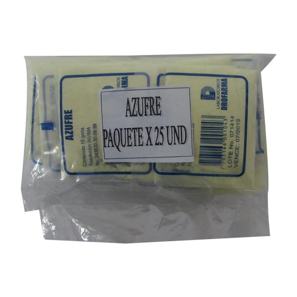 AZUFRE 25 SBS 15 GR DROFARMA