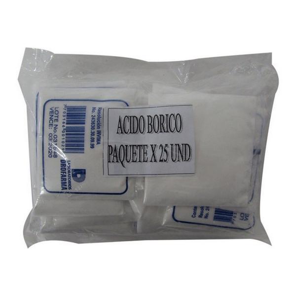 ACIDO BORICO 15 GR 25 SBS DROFARMA