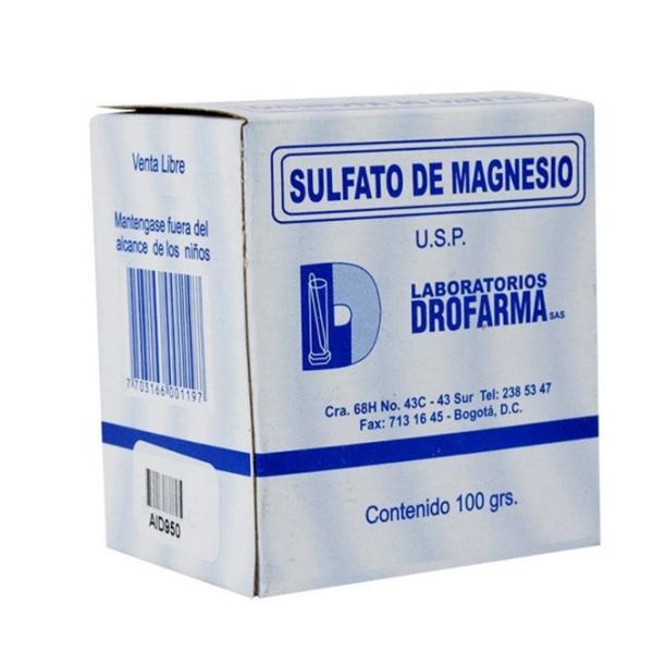 SULFATO DE MAGNESIO 100 GR DROFARMA