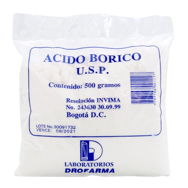 ACIDO BORICO 500 GR DROFARMA