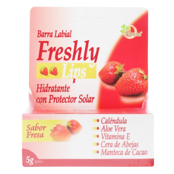 PROT.LABIAL FRESHLY LIPS FRESA 5 GRAMOS