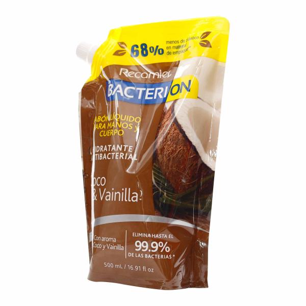 JABON BACTERION DOY P VAIN.COCO 500 ML