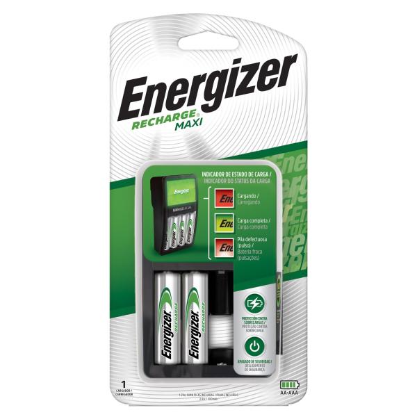CARGADOR ENERGIZER MAXI 2 PILAS