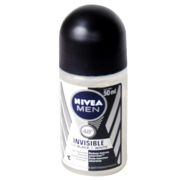 DTE.NIVEA ROL.INV.BLACK & WHITE 50 ML H