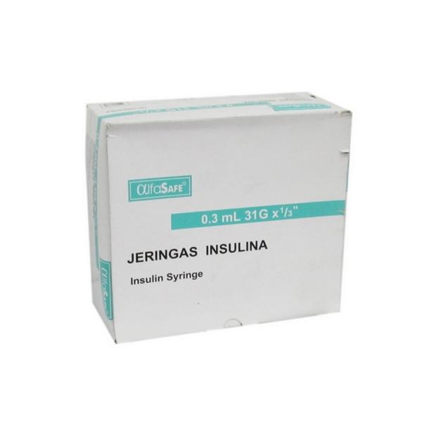 JERINGA ALFA INS.0.3ML 31GX1/3 8MM 100UN