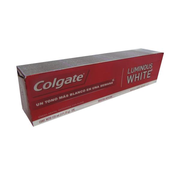 CRE.DEN.COLGATE LUMINOUS WHITE 125 ML