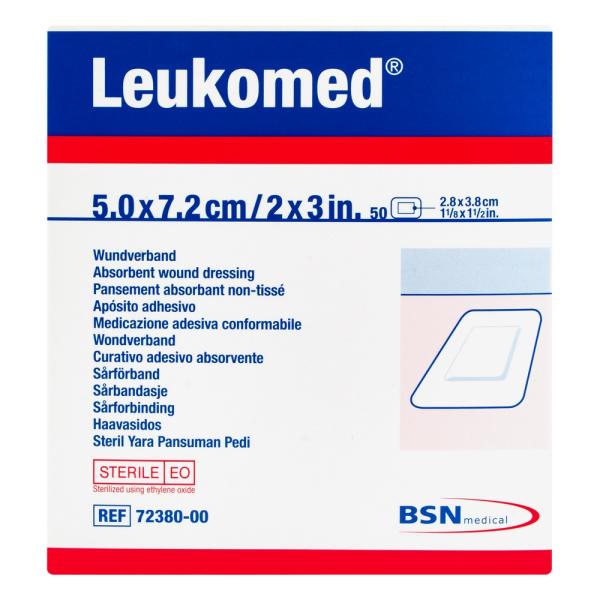 APOSITOS LEUKOMED 5 X 7.2 X 50 UND
