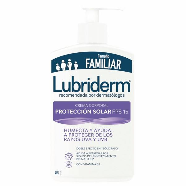 LUBRIDERM LOC.UV 15 CON VALVULA 750 ML