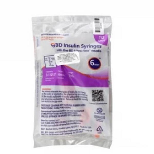 JERINGA BD INS.0.3ML 31GX6MM 10 UND