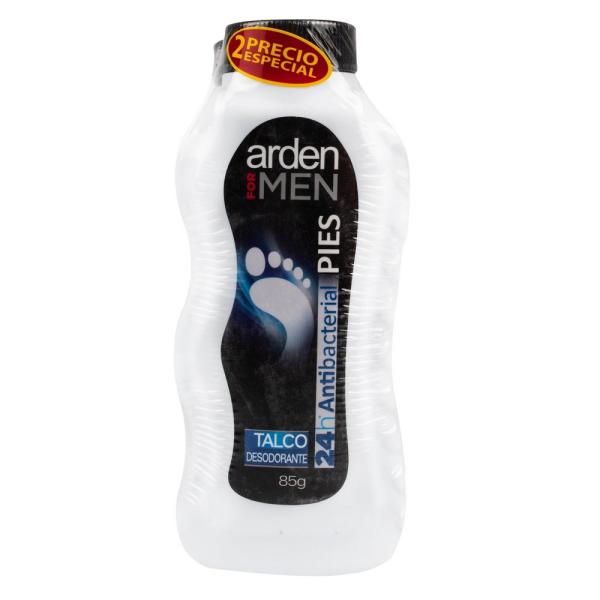 2 TALCOS ARDEN FOR MEN 85 GR P.E