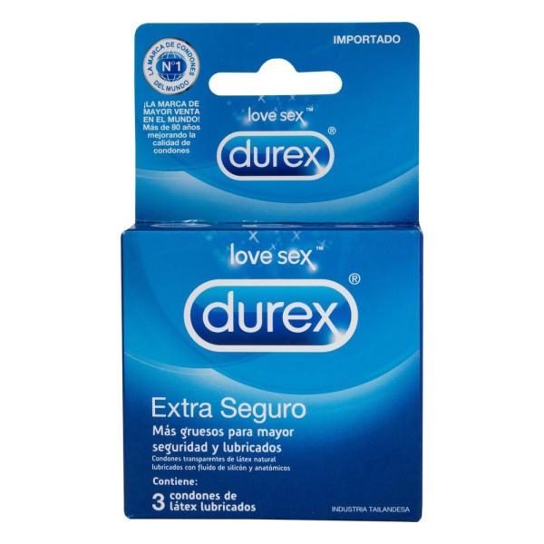 PRESERVAT.DUREX EXTRA SEGURO 3 UND