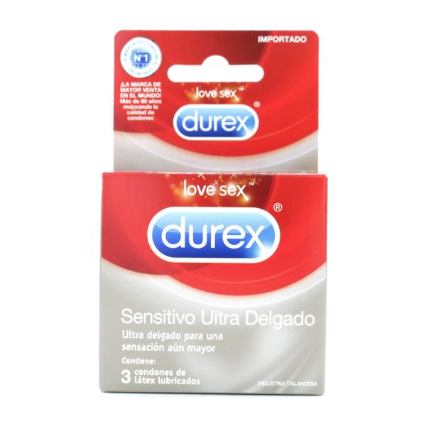 PRESERVAT.DUREX INVISIBLE 3 UND