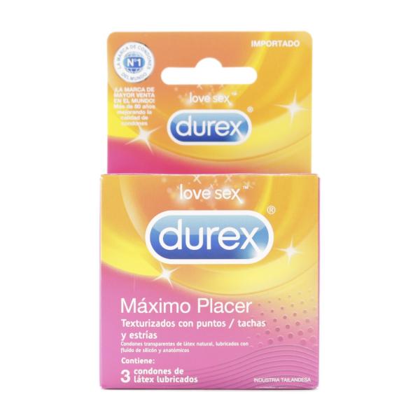 PRESERVAT.DUREX MAXIMO PLACER 3 UND