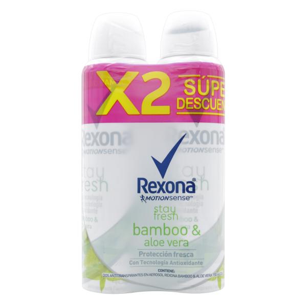 2 DTE.REXONA SPR.BAMBO 89 GR SUP.OFE
