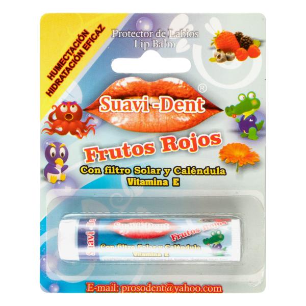 PROT.LABIAL SUAVIDENT FRUTOS ROJOS
