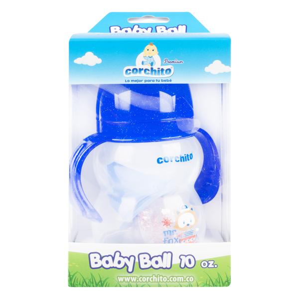BIBERON POPOCHO BABY BALL 11 OZ CORCHITO