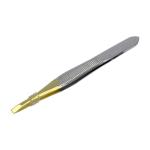 PINZA DEPILADORA PUNTA DORADA R554-63