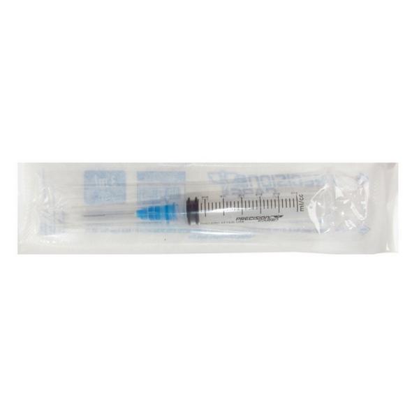 JERINGA 3P 3ML 23X1 PRECISION 100 UND