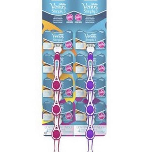 MAQ.GILLETTE SIMPLY MUJER DISP.8 UND
