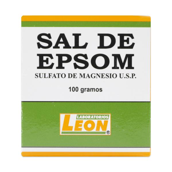 SAL DE EPSOM CAJA 100 GM LEON (IVA)