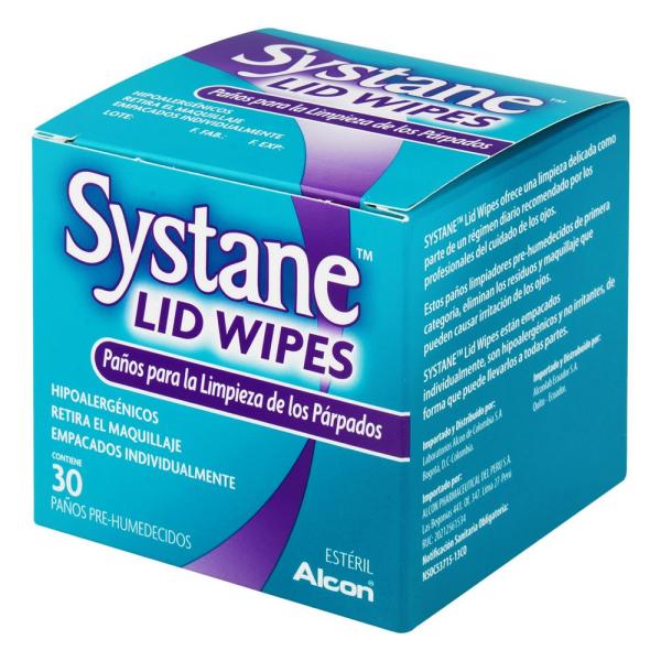 SYSTANE LID WIPES PANOS 30 UND