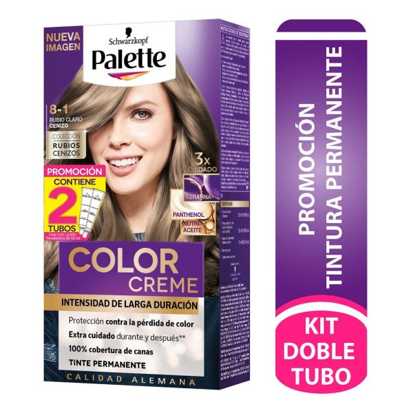 PALETTE CREM D.TUBO 8-1 RUB.CLARO CENIZO