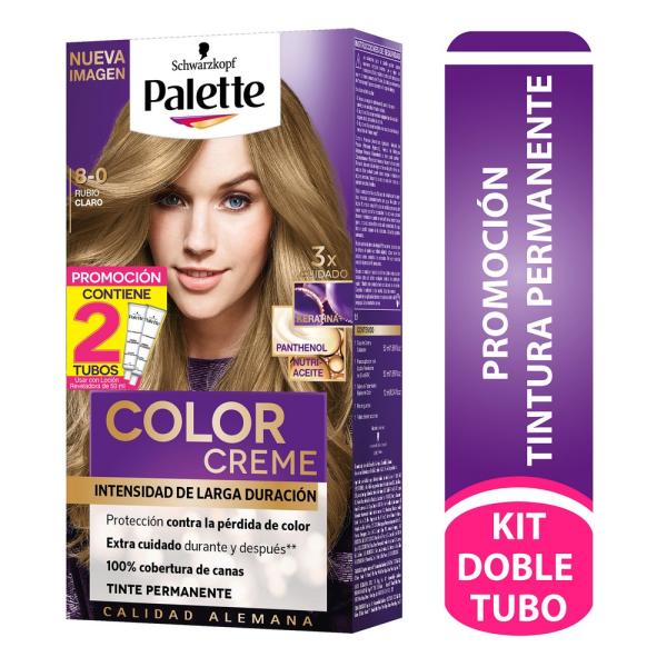 PALETTE CREM D.TUBO 8-0 RUBIO CLARO