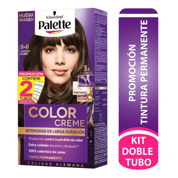 PALETTE CREM D.TUBO 5-0 CASTANAO CLARO