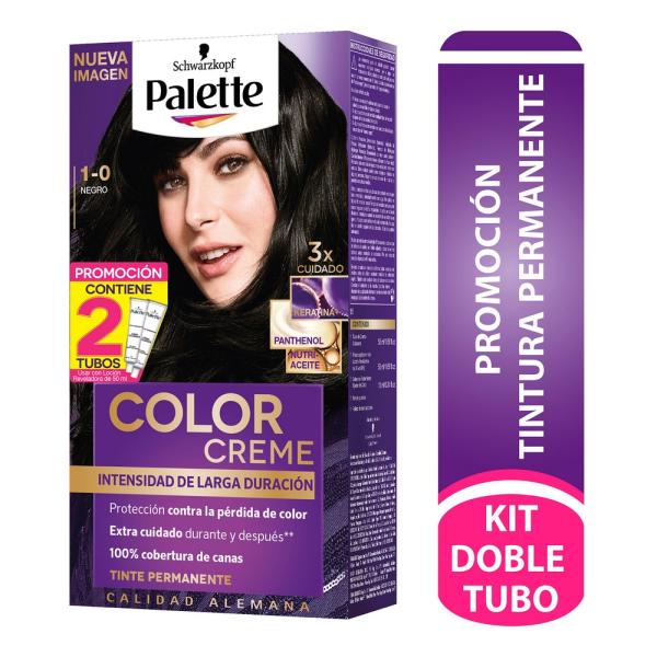 PALETTE CREM D.TUBO 1-0 NEGRO