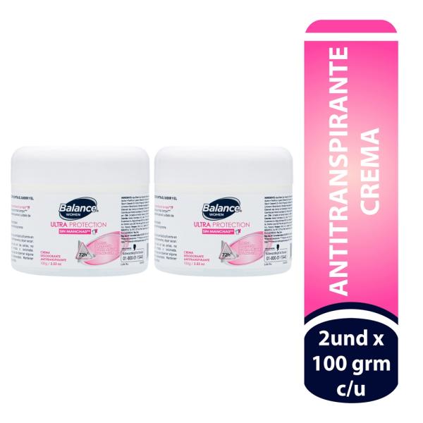 DTE BALANCE CREM ULTRAPROT.WOM 100GR 2X1