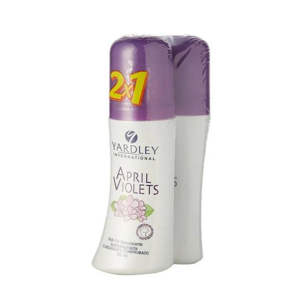DTE.APRIL VIOLETS ROLLON 65 ML 2X1