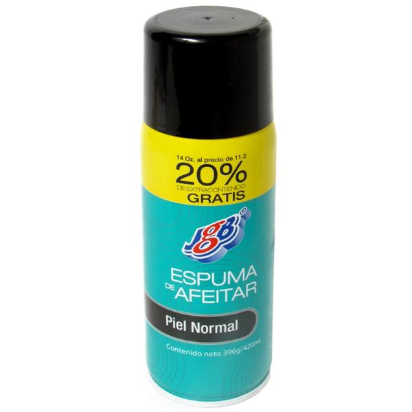 ESPUMA AFEITAR JGB 396 GR+20%EXTRA