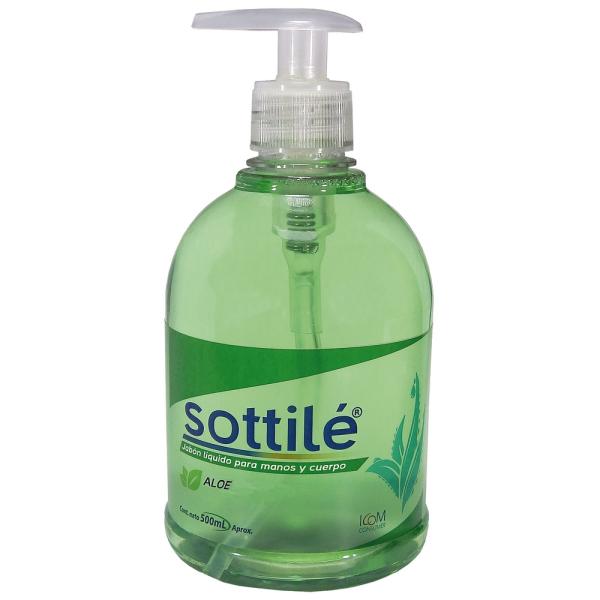 JAB LIQ.ANTIB. SOTTILE ALOE 500 ML ICOM