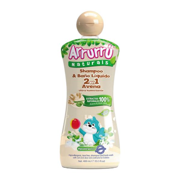 CHA.Y BANO ARRURRU NAT.2EN1 AVENA 400 ML