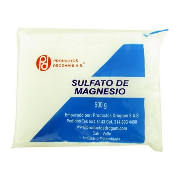 SULFATO DE MAGNESIO 500 GR DROGAM