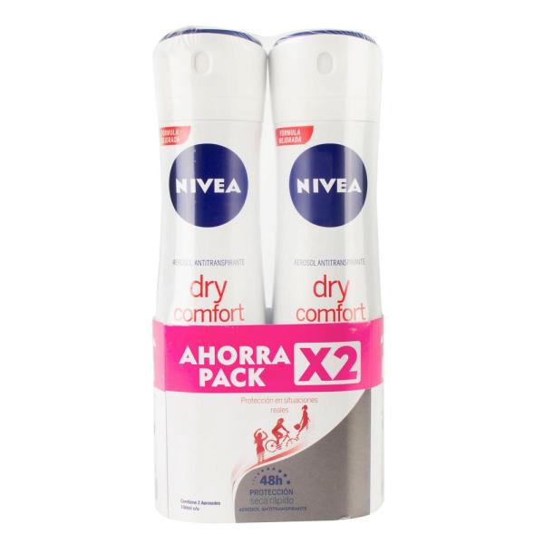2 DTE.NIVEA SPRAY DRY FEM.COMF.150 ECONO