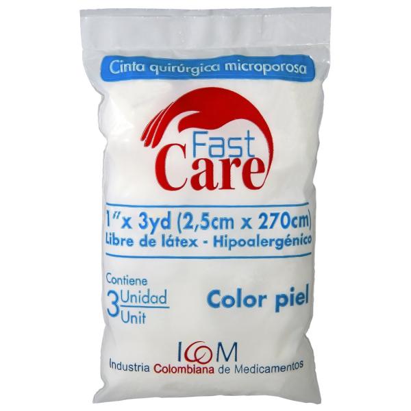 MICROPORE PIEL FAST CARE 1X3 3UND ICOM