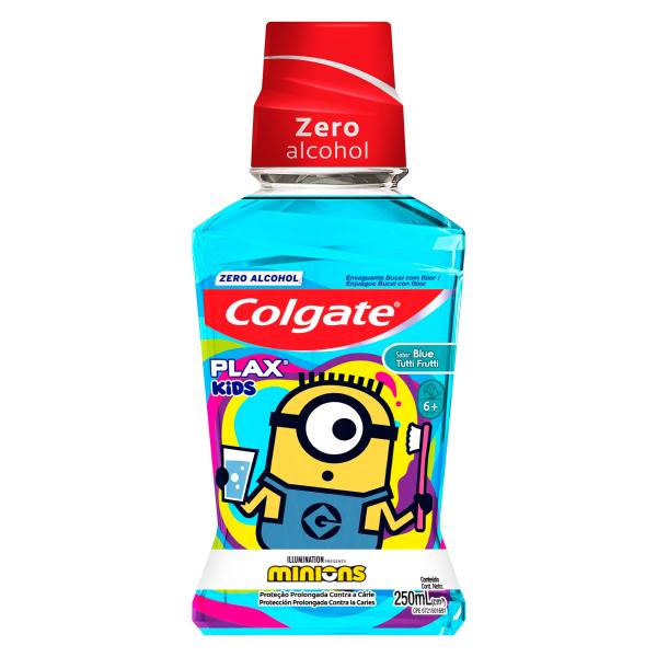 ENJUAGUE COLGATE PLAX KIDS MINIONS 250ML