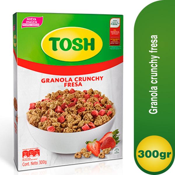 CEREAL GRANOLA TOSH FRESAS 300 GR