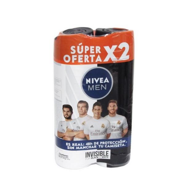2 DTE NIVEA SPR.BLA.WH.H.150ML.SUP.DTO.