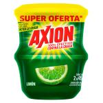 2 AXION LAVAPLATOS LIMON 450 GR P.E