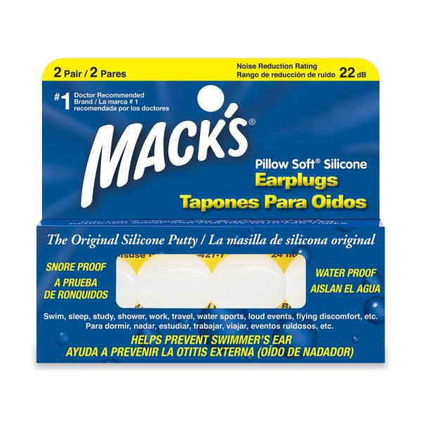 TAPONES PARA OIDO SILICO.TRANSPA.2 PARES