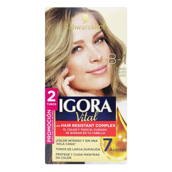 IGORA VITAL D.TUBO 8-1 RUB.CLARO CENIZO