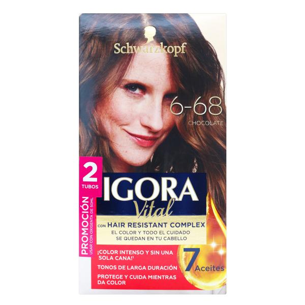 IGORA VITAL D.TUBO 6-68 CHOCOLATE