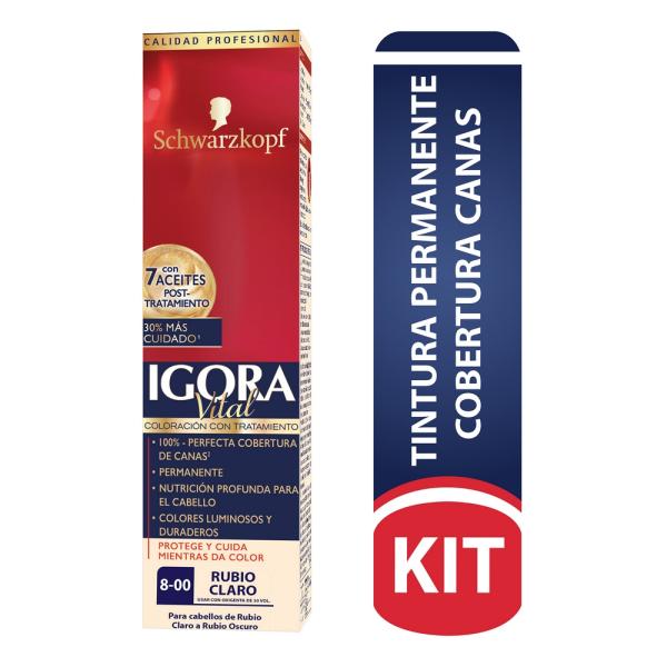 IGORA VITAL TUBO 8-00 RUBIO CLARO